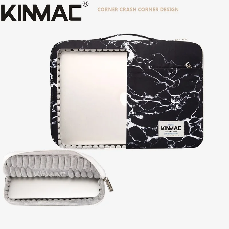Ударопрочная брендовая сумка Kinmac для ноутбука 12 13 14 15 6 дюйма мраморный чехол MacBook