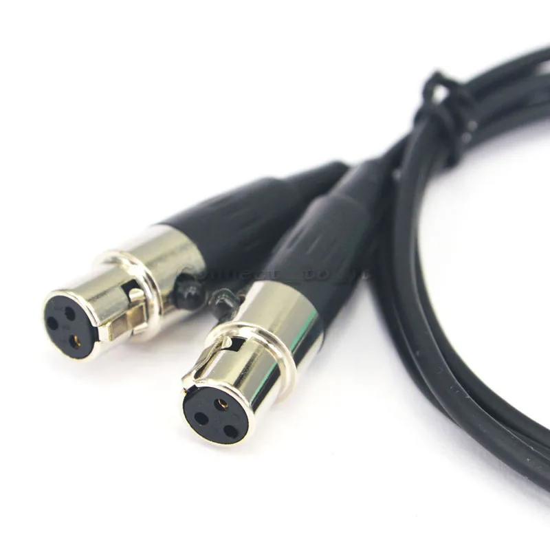 3.28ft 3.5 мм sp РА 2 mini XLR female разъем аудио кабель Y Splitter (мини) 1/8&quot | Строительство и