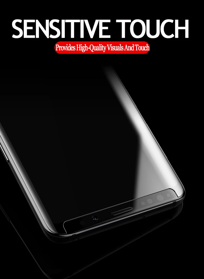 Протектор экрана для Samsung Note 8 Note 9 изогнутая жидкость для экрана Полный Клей закаленное стекло для Galaxy S7 Edge S8 S9 Plus УФ свет
