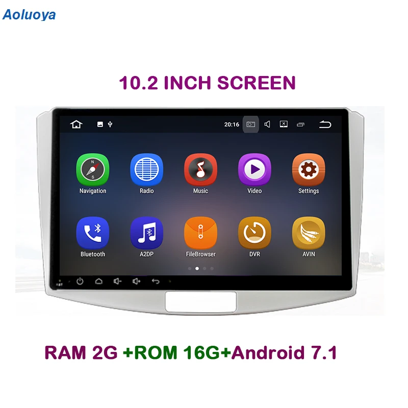 Aoluoya IPS RAM 2G Android 7 1 автомобильный DVD GPS плеер для VW Volkswagen Magotan Passat CC 2012 2015 2016 радио