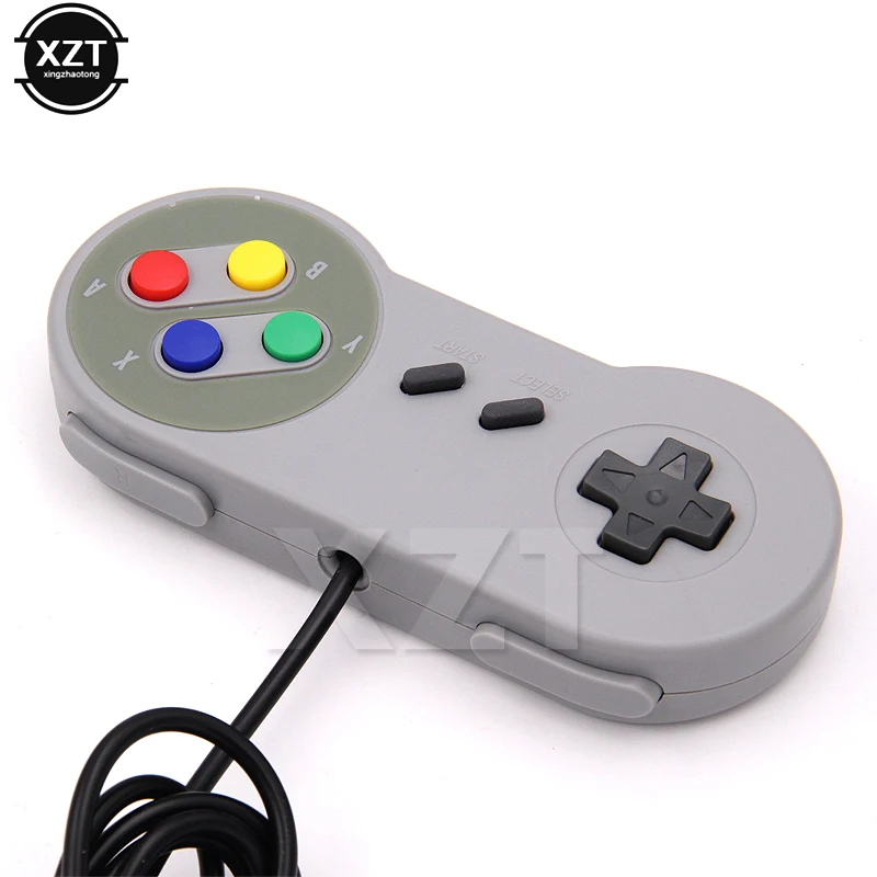 Проводной супер USB контроллер 1 шт. геймпад Джойстики ретро классический Snes usb PC
