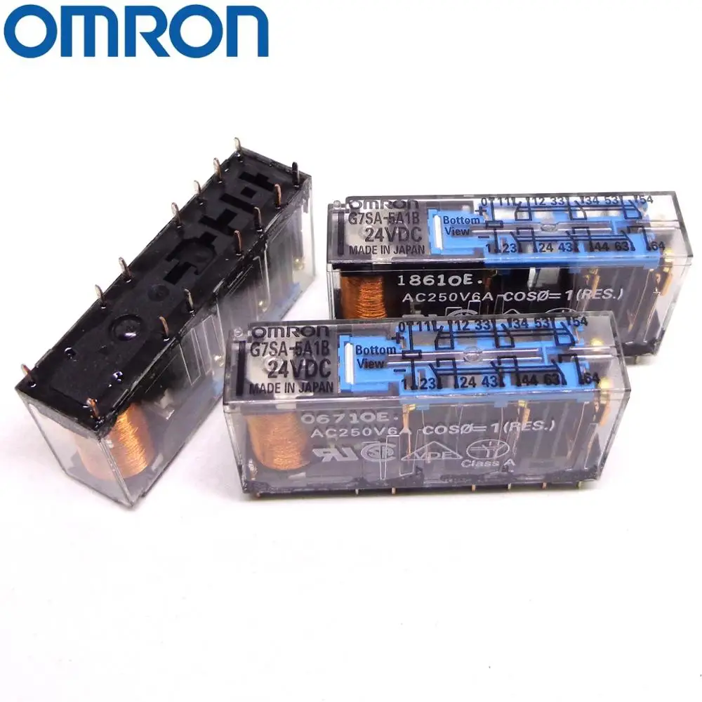 

OMRON RELAY G7SA-5A1B 24VDC Brand new and original relay
