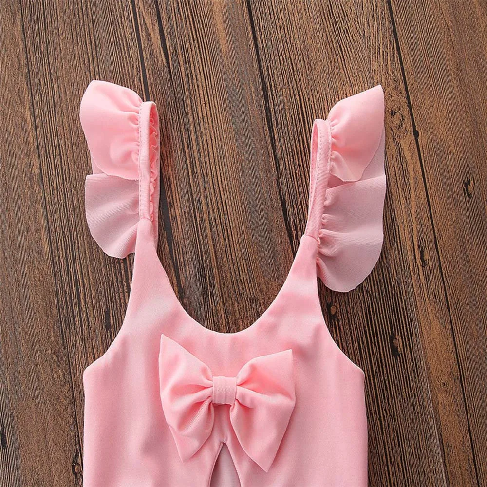 Купальник для девочек Милый купальник бикини маленьких Цельный детей Купальный