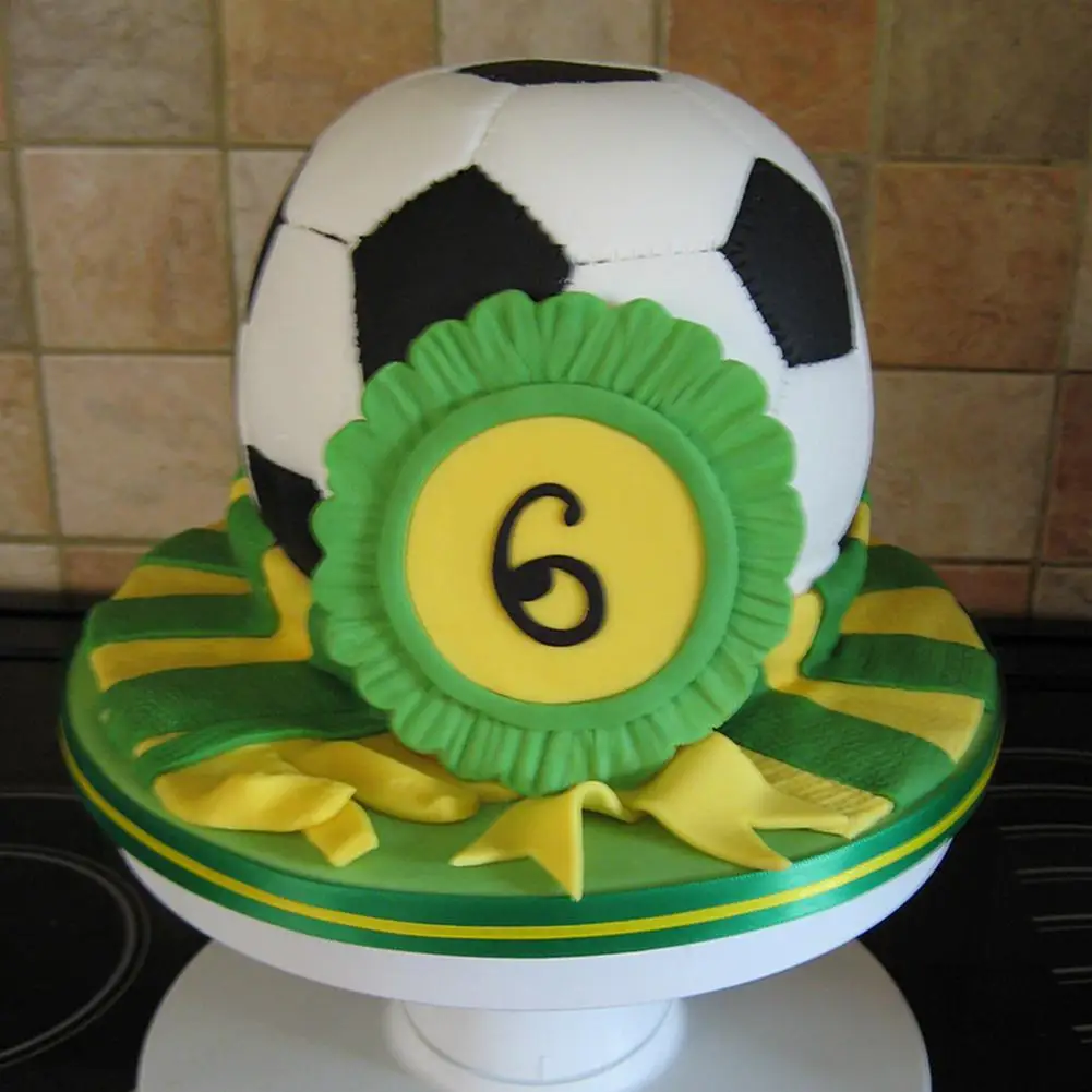 Footbal Sugarcraft Формы для выпечки пластиковые помадки резак формы торта помадка