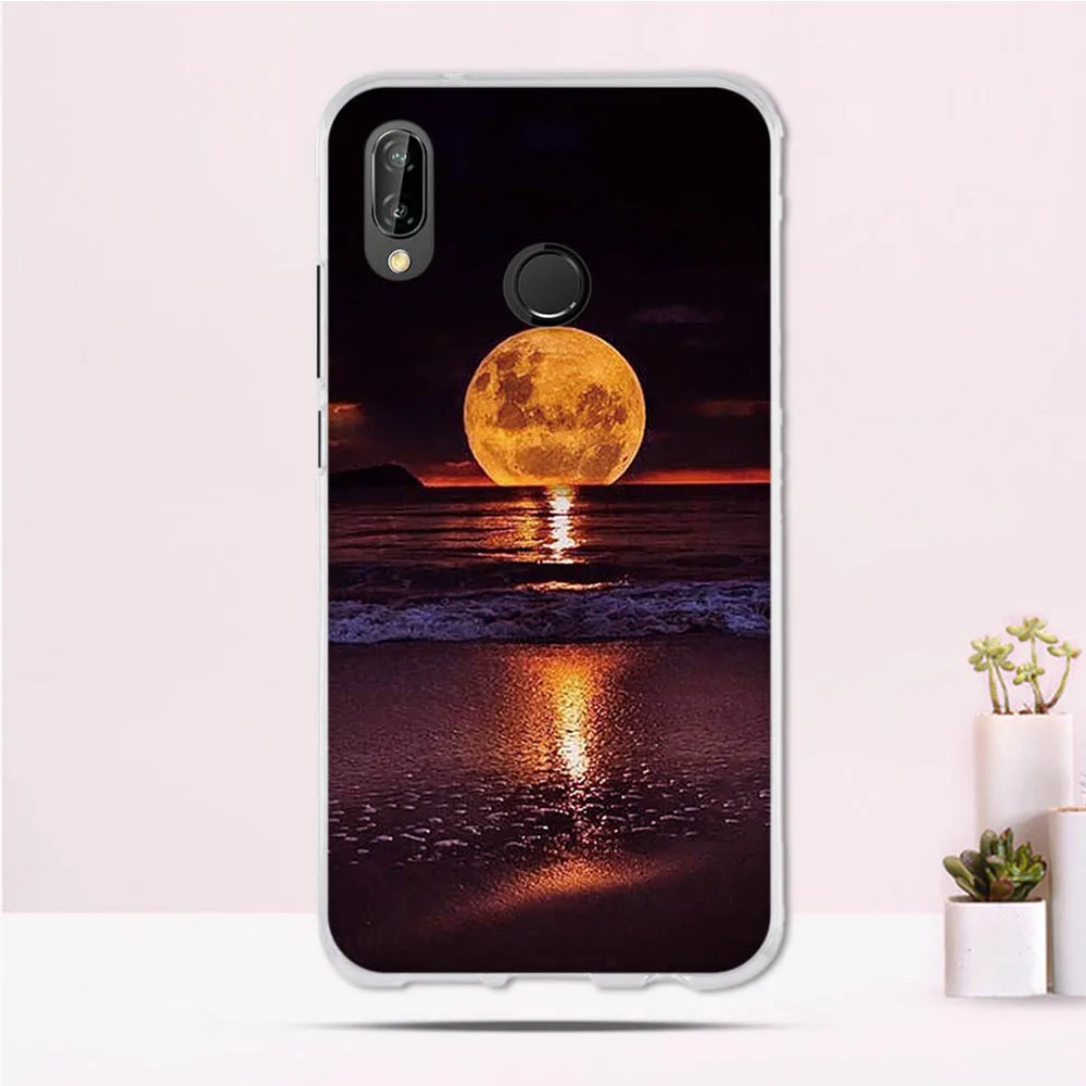 Мягкий силиконовый чехол для Huawei P20 Lite чехол-накладка из ТПУ телефона Nova 3e P20lite |