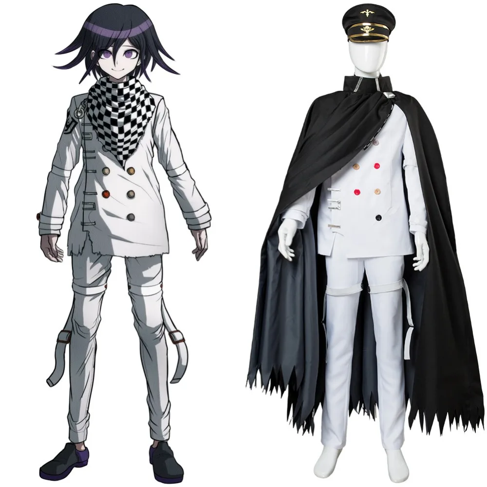 Anime Danganronpa V3 Cosplay Killing Harmony Ouma kokichi Cosplay Costume Cloak Outfit