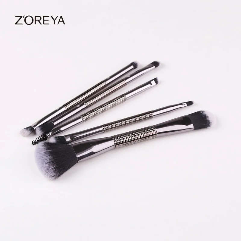 Бренд Zoreya 5 шт. новая блестящая кисточка для макияжа рассыпные тени основа век
