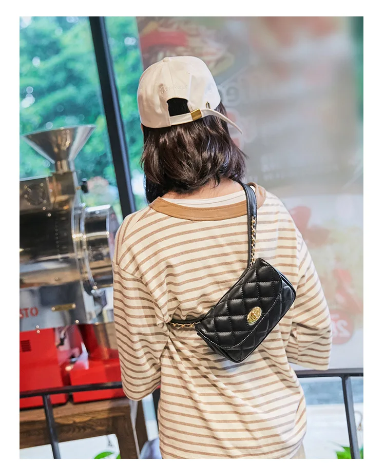 JOYHO Fashion Leather Waist Bag Women Fanny Chest Pack Femal Plaid Belt Bags Hip Money Travel Phone Pouch Banana | Багаж и сумки