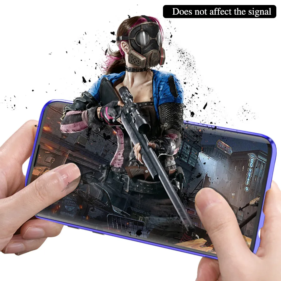 Роскошный Магнитный адсорбционный металлический чехол для Samsung Galaxy S10 S9 S8 Plus Note 9 8