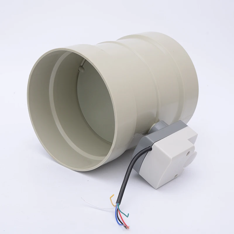 Полипропиленовый электрический клапан воздуховода Демпферная заслонка 110 310 мм
