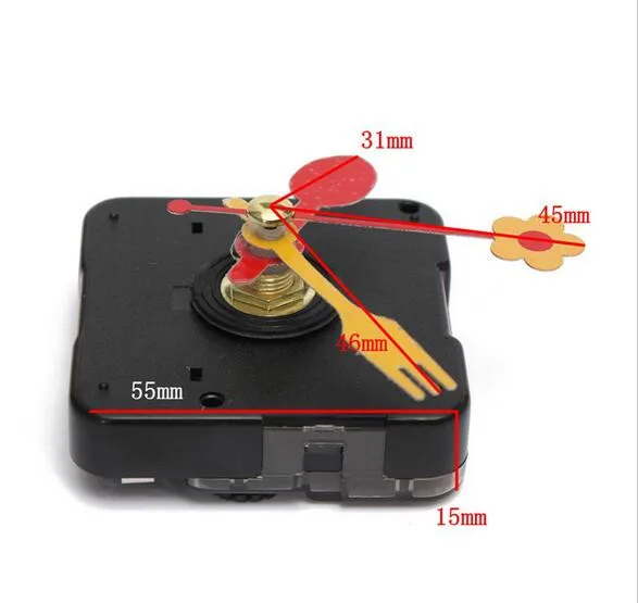 Новинка 10 комплектов милая вилка ручные кварцевые часы механизм движения