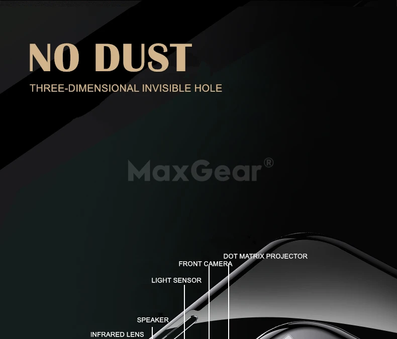 MaxGear закаленное стекло для iPhone XS полное покрытие защитное стекло 9H протектор экрана для iPhone XS Max XR X 6 7 8 plus 6s пленка
