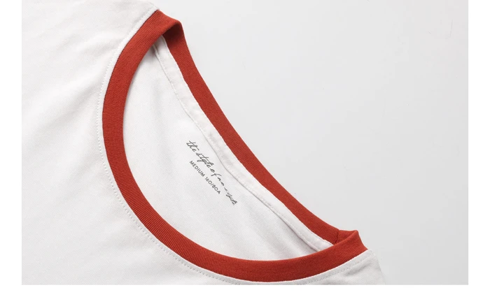 Giordano Women Tshirt Women Embroidery Fruits Contrast Color Crewneck Short Sleeve Tees Women Soft Cotton Fasion Women T Shirt
