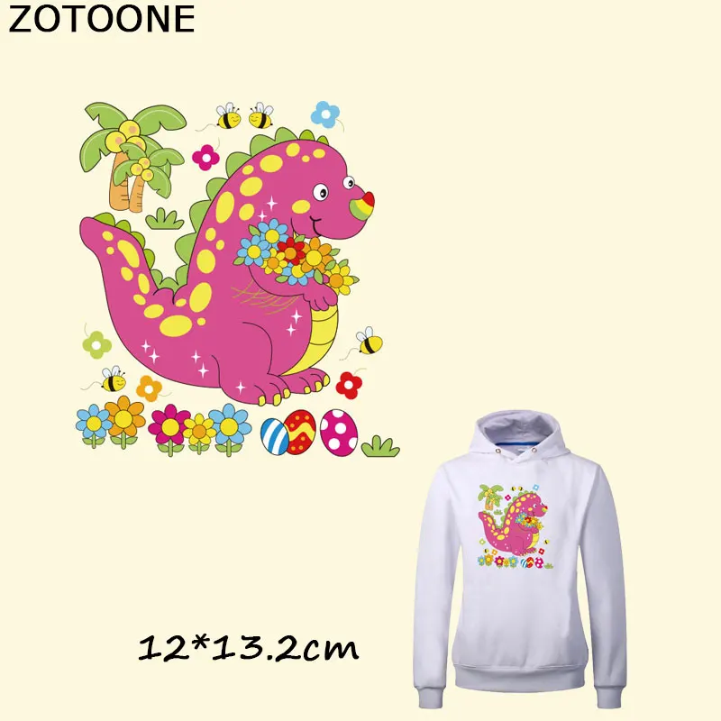 ZOTOONE Мультяшные милые нашивки с животными для одежды собакой кошкой наклейки