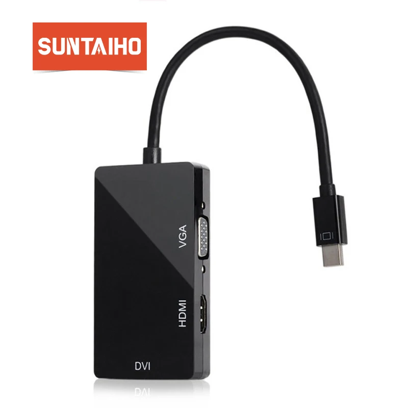 Fastsnail Mini display port (3 в 1) к HDMI/DVI/VGA кабель адаптер для Macbook|mini displayport|display portvga |