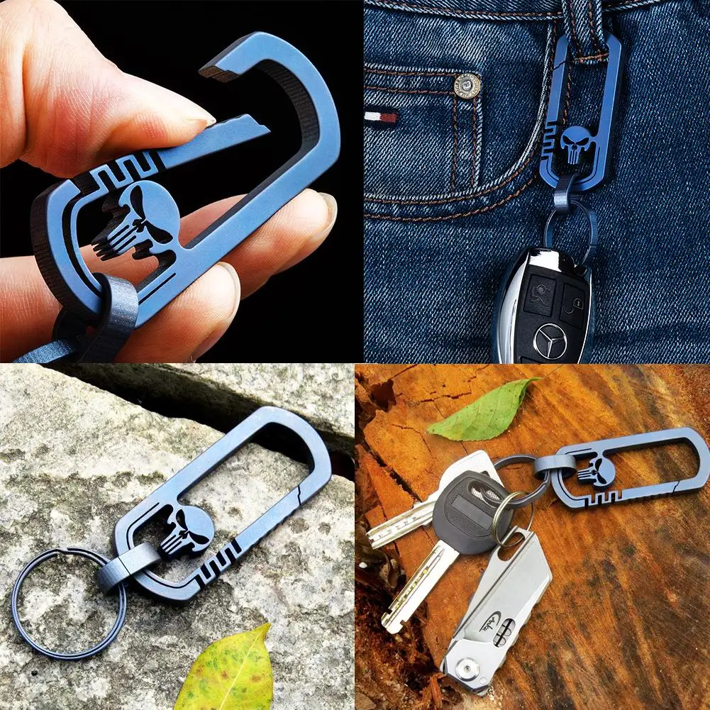 Зажим для ключей многоцветная туристическая цепочка на крючках отдыха природе