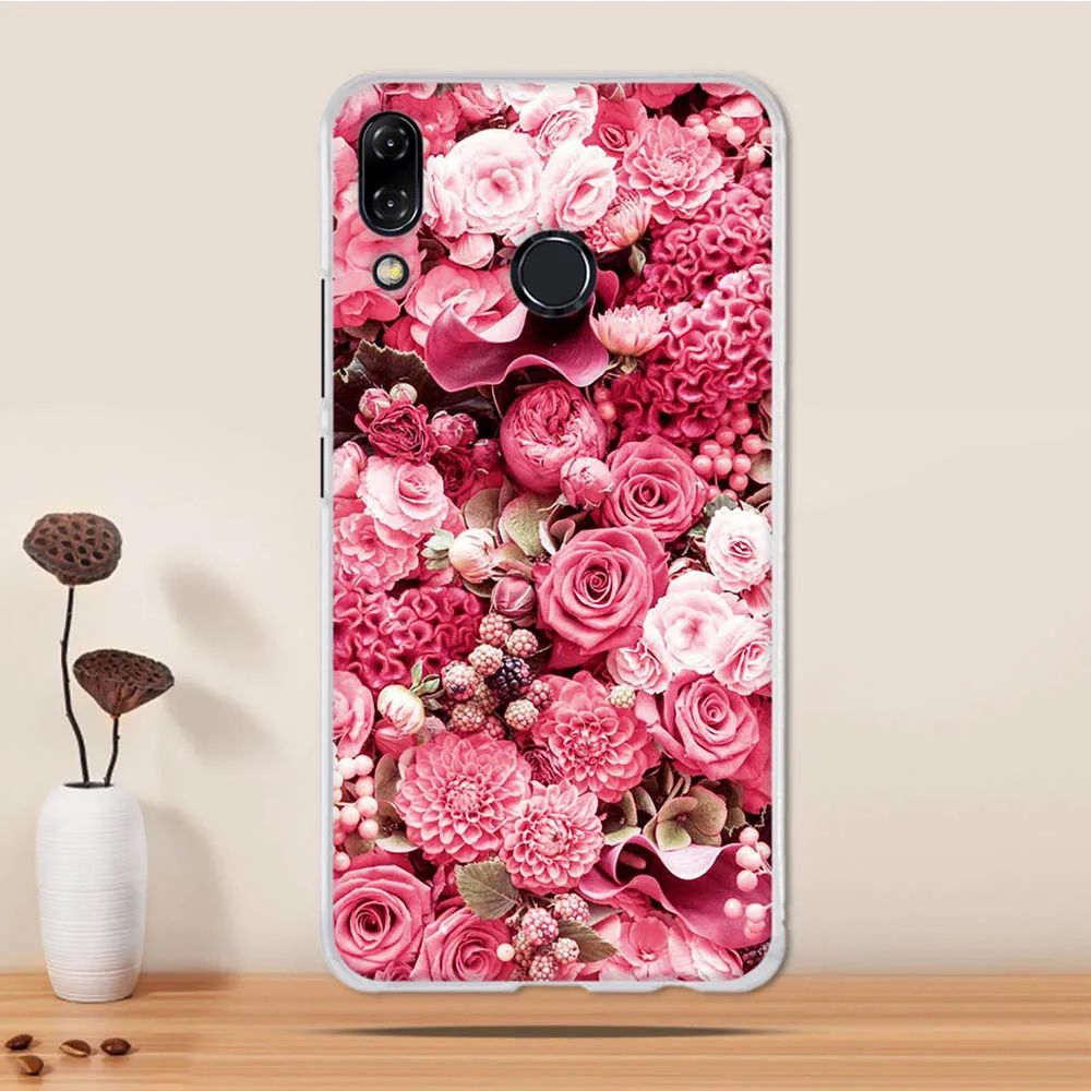 Чехол для Asus Zenfone 5z ZS620KL силиконовый мягкий чехол из ТПУ с принтом телефона 5 ZE620KL