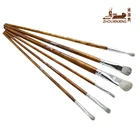 ZHOUXINXING 6 шт.компл. смешанные волосы дерево зернистость искусственная Акварельная ручка рисунок