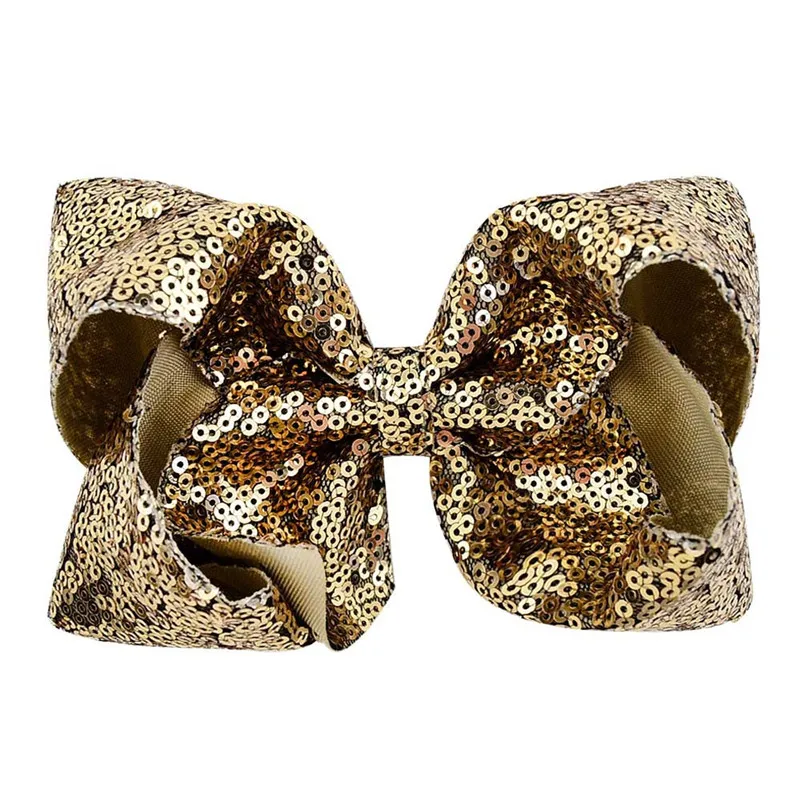 6 дюймов Cheer Bows аксессуары для волос девочек красочные блестящие банты заколки