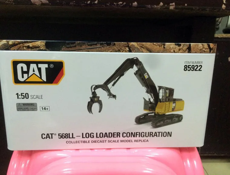 Новая упаковка-Cat 568LL конфигурация дровяного погрузчика 1/50 литый под давлением
