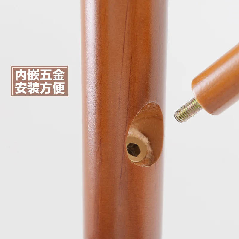 Европейский стиль твердая деревянная вешалка для плаща креативный круглый диск