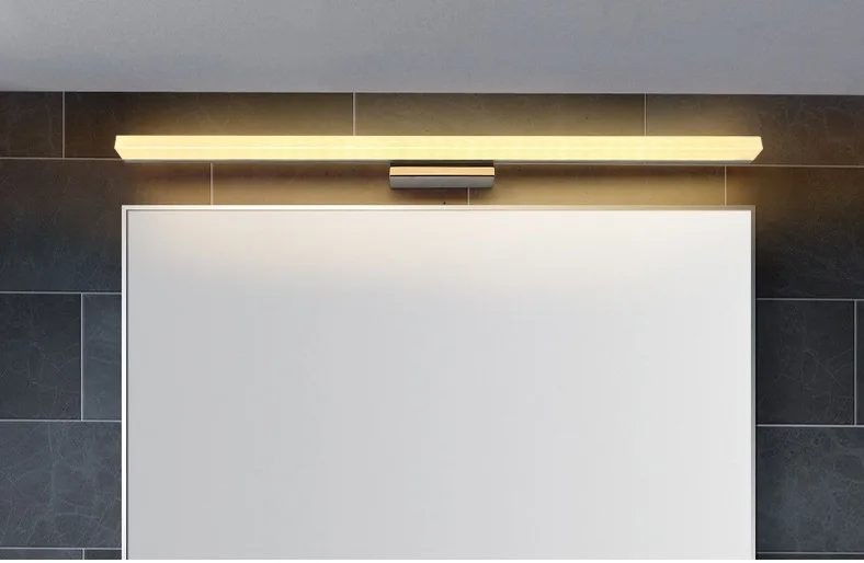 Супердлинная светодиодная зеркальная передняя лампа 40 см ~ 120 Современная