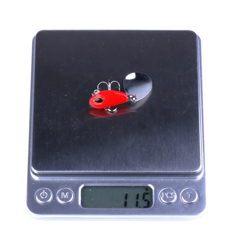 5Color New Quality Mini crank metal vibration lures VIB fishing vib blade lure 2.5cm 11.5g sinking artificial vibrator bass bait | Спорт и
