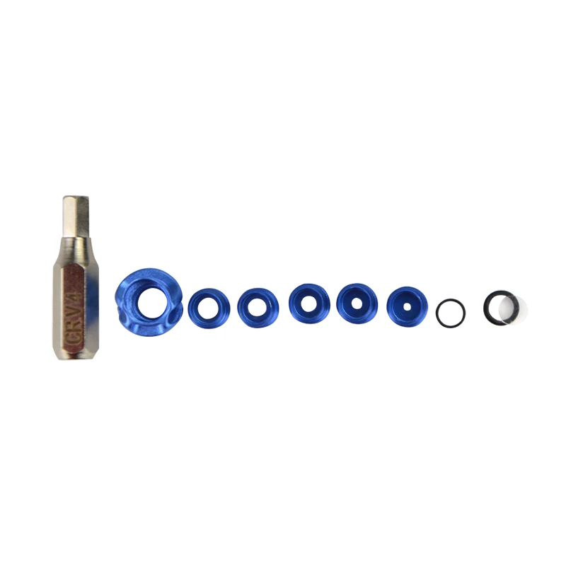 37 Blue Lens C 1 Набор для стрельбы из лука блочный лук Пип прицел 45/37 градусов с 5 шт внутренним сердечником осветлитель Диафрагма объектива Комплект для стрельбы лук аксессуары - Цвет: 37 Blue Lens C