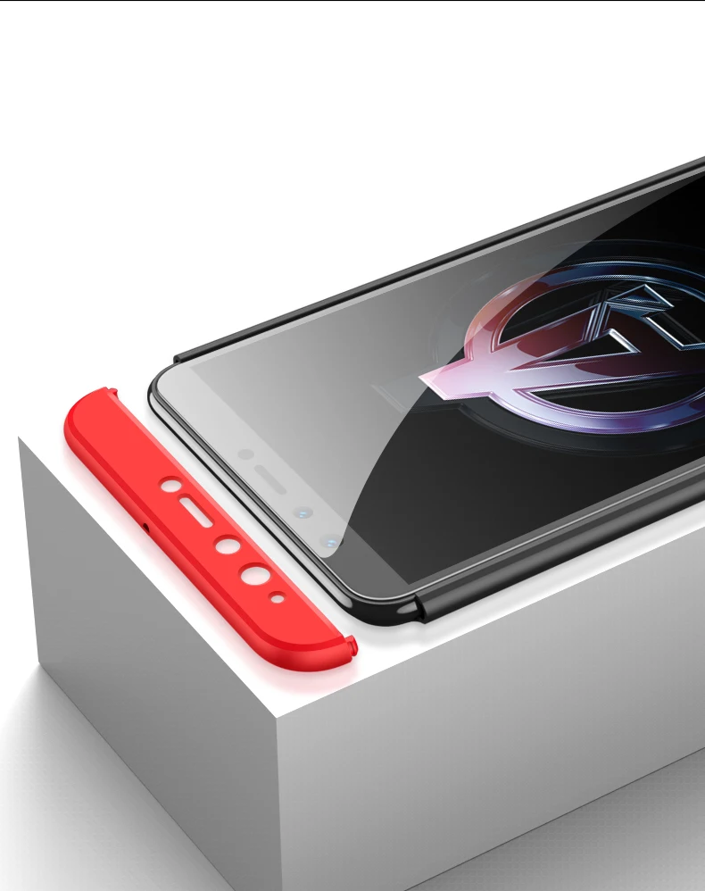 Чехол для Huawei Y9 2018 Роскошный Матовый чехол с полным покрытием на 360 градусов