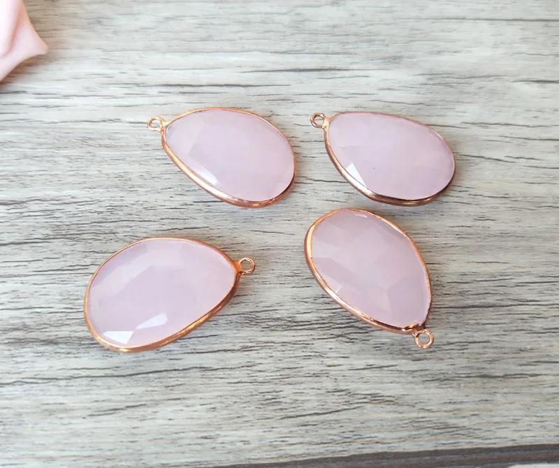 10 шт. натуральный опал камень кулон друзы кварц Кристалл Шарм DIY серьги ожерелье