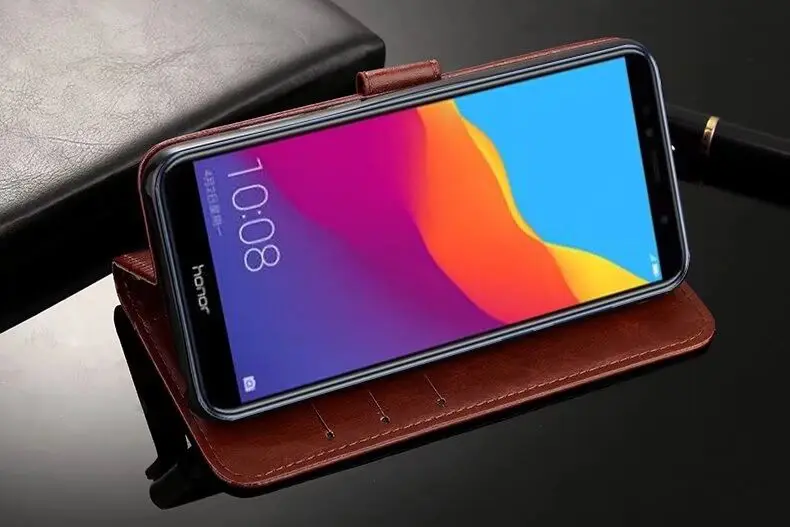 P умный кожаный чехол премиум-класса, кожаный флип-чехол для huawei P Smart FIG-LA1 LX1 LX2 LX3, чехол для телефона, Fundas Capa