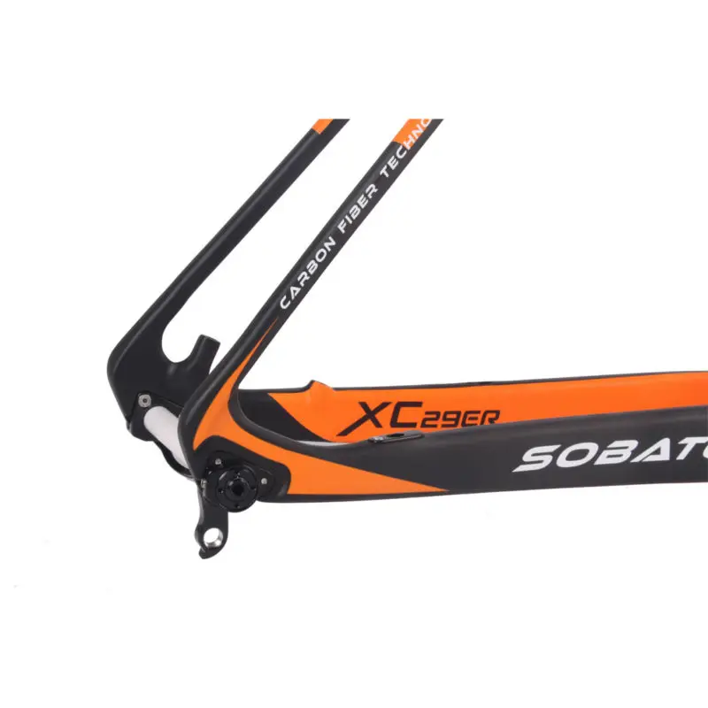 SOBATO Горячая карбоновая рама mtb 29er через ось 142*12 мм карбоновая рама MTB