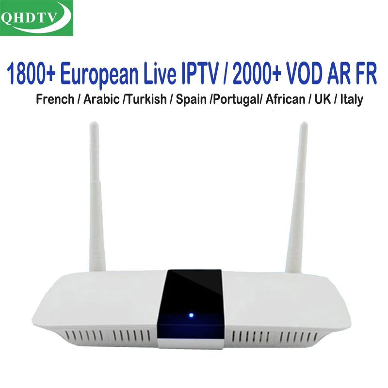 Арабский IP tv Box Dalletek Смарт ТВ-приемники android 1 год QHD ТВ IP ТВ подписка Турецкий Французский Португальский Испанский каналы