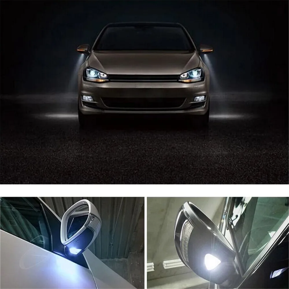 Светодиодный светильник Auokey 2 шт. с боковым зеркалом для Eos/Golf 5/Golf 5 Plus/ Golf