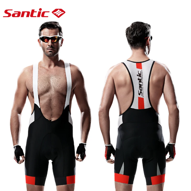 Santic мужской короткий велосипедный нагрудник s MTB мягкий дышащий Горный Дорожный