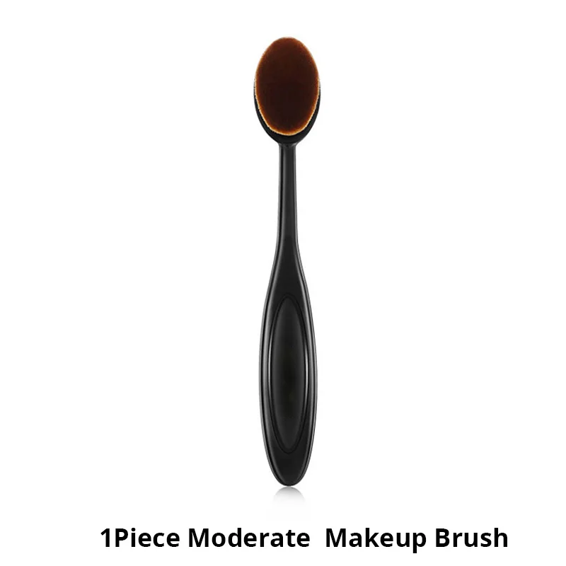 1 Piece Make brush Женский набор кисточек для макияжа лица Пудра кисть Золотая Нескользящая ручка мягкая кисть чистая быстрая Косметика набор косметических принадлежностей - Handle Color: 1 Piece Make brush