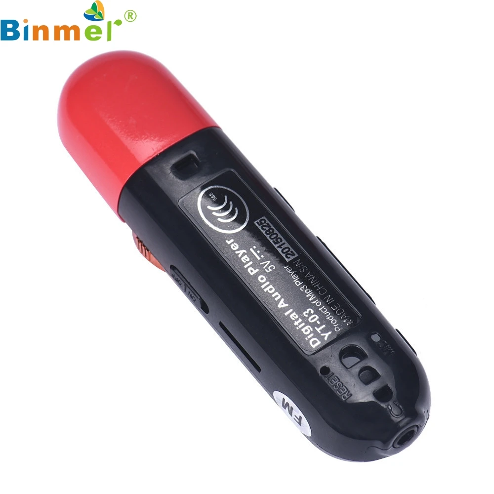 Binmer A18 USB lcd экран 16Гб поддержка флэш TF плеер MP3 музыка fm радио|player mp3|mp3 musictf player |