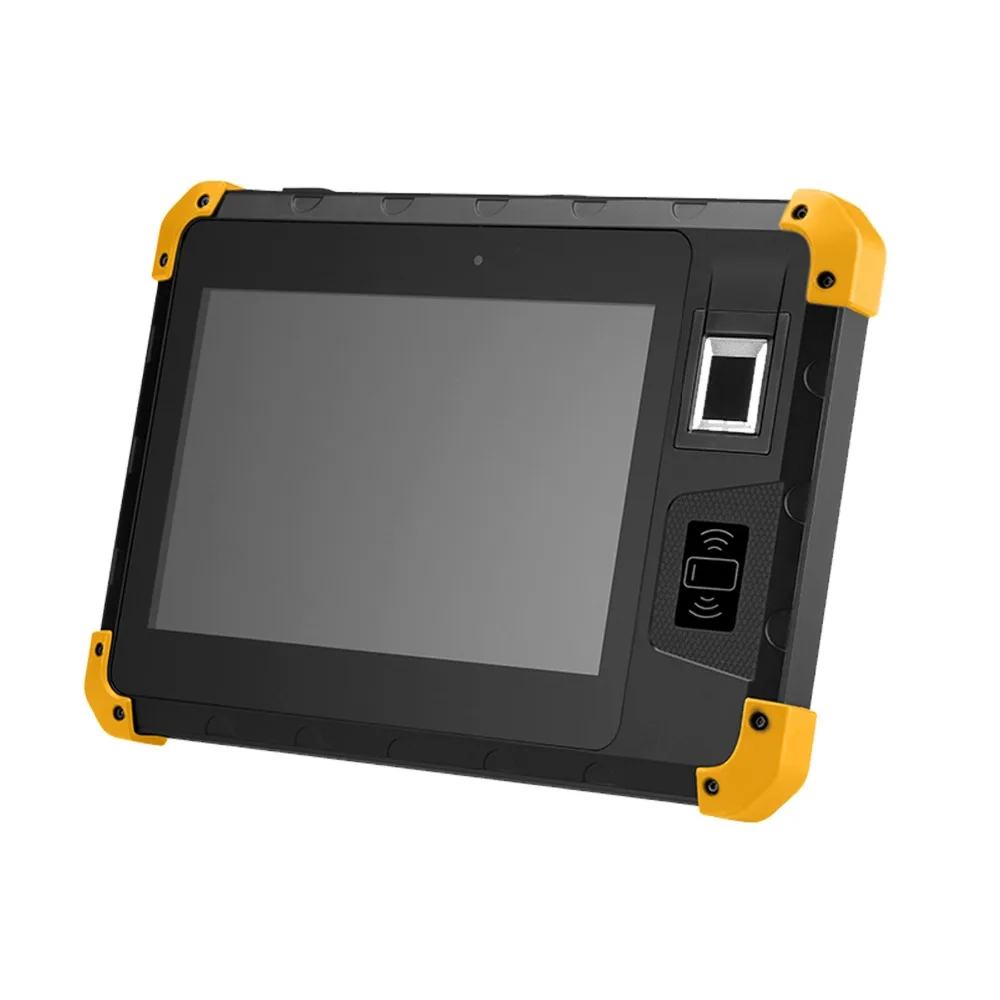 Industrial Rugged 3G / 4G Smart 8 Inch Biometric Fingerprint Scanner Android Tablet PC HCC-Z200