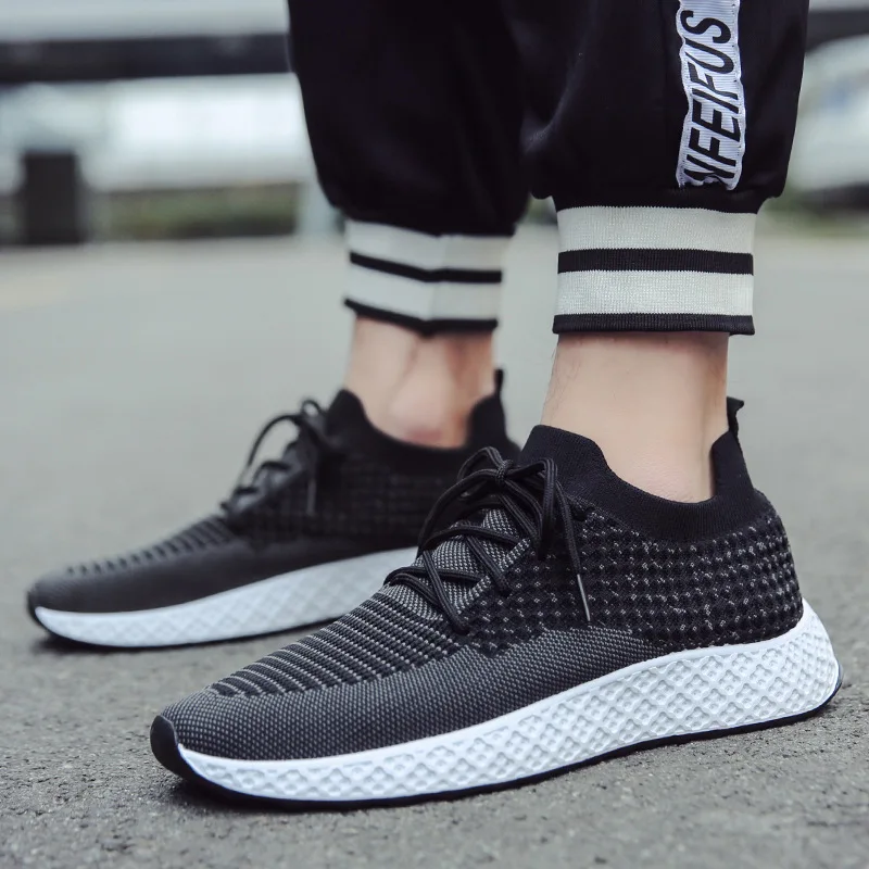 

Мужская обувь для спорта и отдыха Корейская обувь воздухопроницаемая низкая модная новая Студенческая обувь для бега