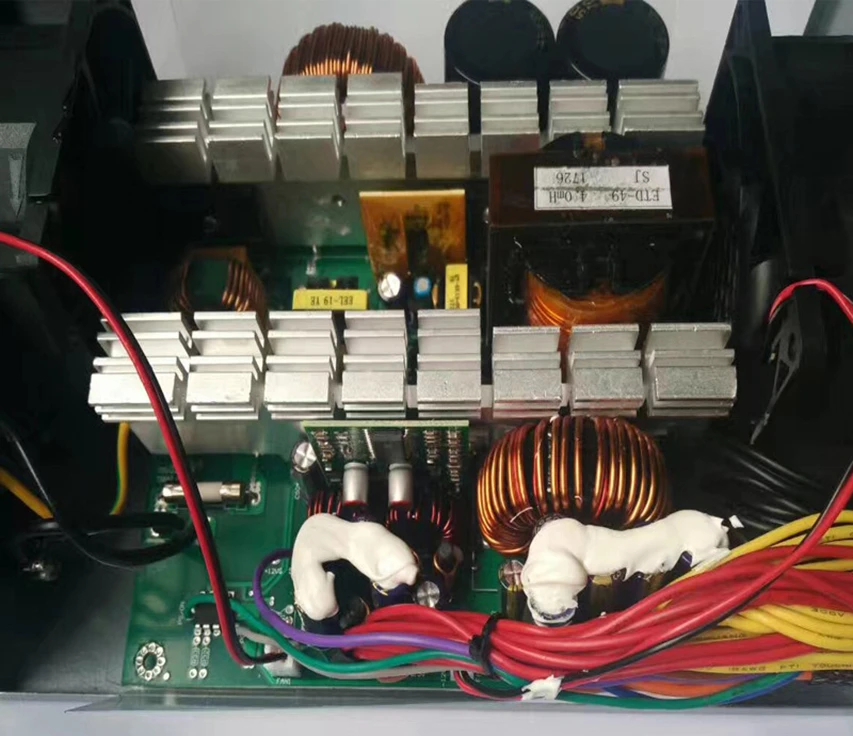 ASIC добыча Rig Питание 2000 Вт 12 В ATX Ethernet Bitcoin поддержка RX 570 470 480 370 380 308x1060 6 GPU карты |