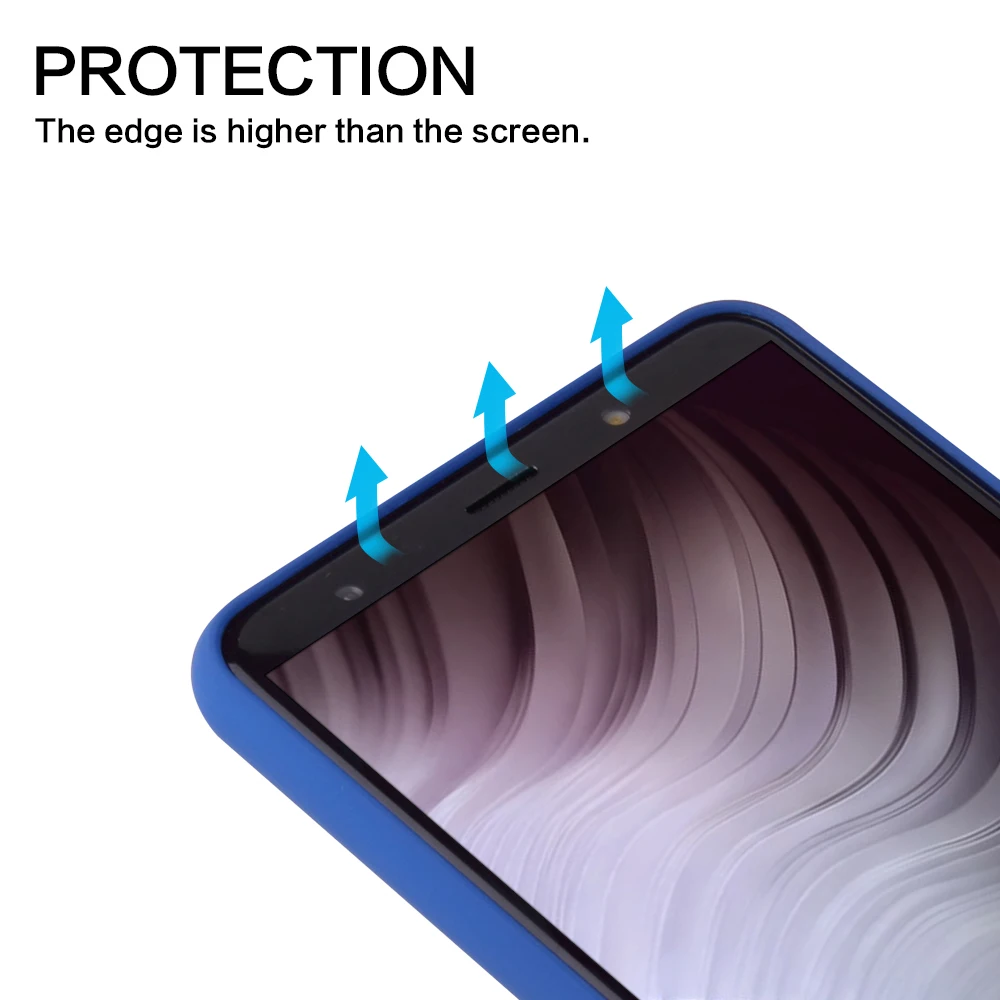 Для samsung A7 2018 чехол оригинальный жидкий силиконовый Капа защитный резиновый для
