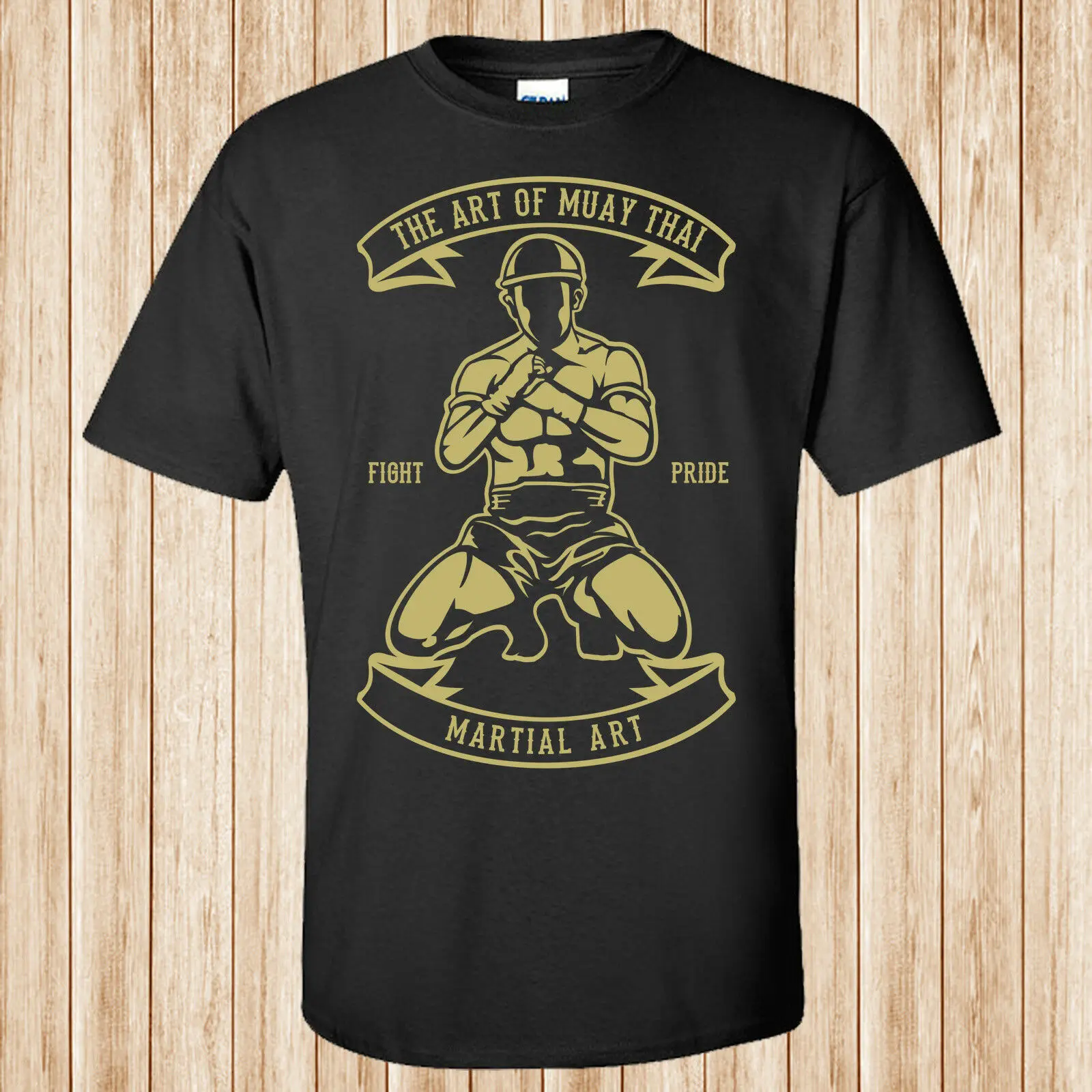 

Art of Muay Thai T-Shirt 2019 Newest Letter Print Hip Hop Novelty T Shirts Men'S Brand Clothing Casual Homme T Shirt