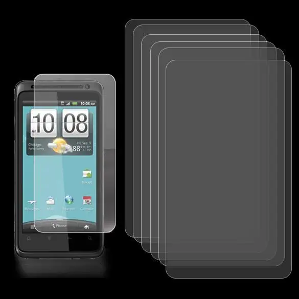 Новые 6 шт прозрачные защитные чехлы для HTC 6xScreen протекторы 4G|Защитные стёкла и