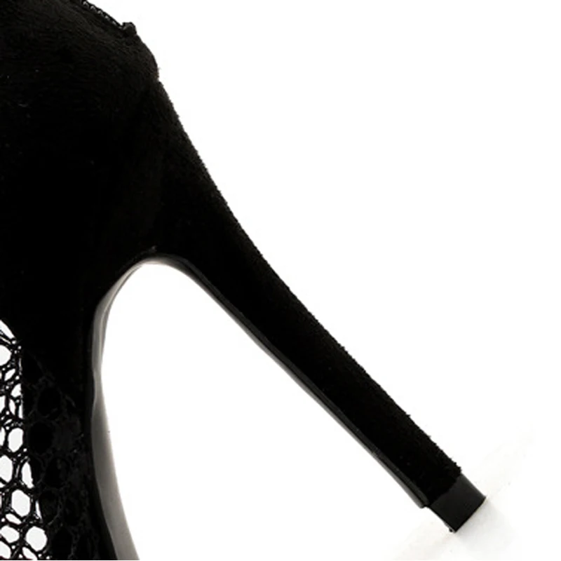 HIBISMIX Summer Black Knee High Women Boots Fashion Sexy Lace Up Pointed Toe Women's Thin Heel Shoes 2297 | Обувь