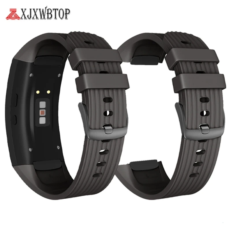 Силиконовый ремешок для часов Samsung Galaxy Gear Fit 2 мягкий высококачественный