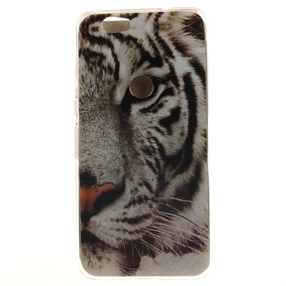 Cartoon Pattern Soft TPU IMD Silicone Phone Back Case Cover FOR Huawei NEXUS 6P TX | Мобильные телефоны и аксессуары