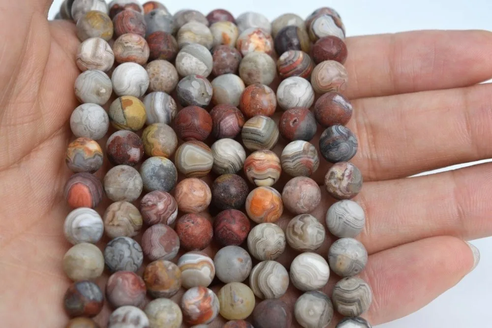 (Free Shipping) 1Strand 8mm Mexico Crazy Lace Agates Round Loose Bead 15.5 inch yl32303 | Украшения и аксессуары
