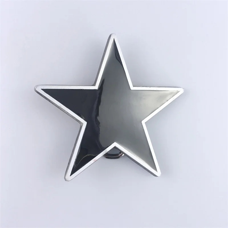 

Retail Distribute Star Black Belt Buckle BUCKLE-T045BK Free Shipping