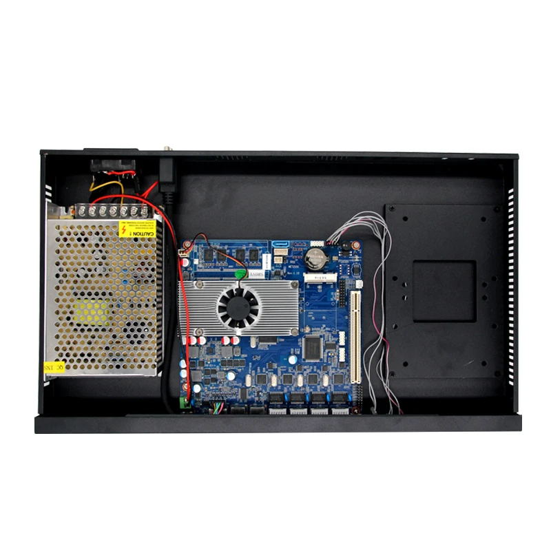 Сетевая безопасность мини-ПК с J1800/J1900 встроенная 2G/4G ОЗУ 4 * LAN 1 VGA 2 WIFI антенна порт