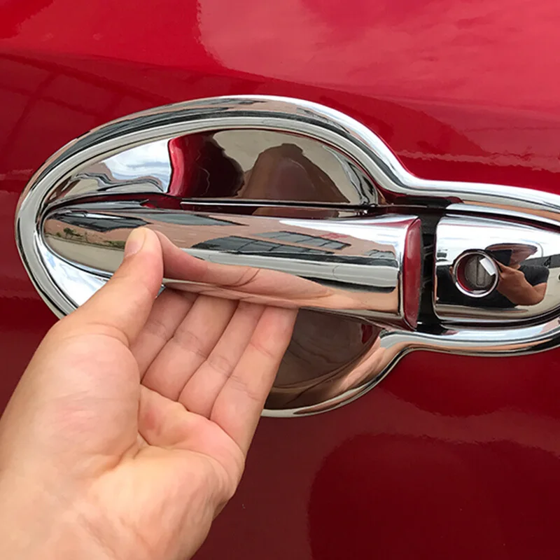 ABS хром для Mazda CX-3 CX3 2016 2017 2018 LHD Защитная ручка двери автомобиля декоративная